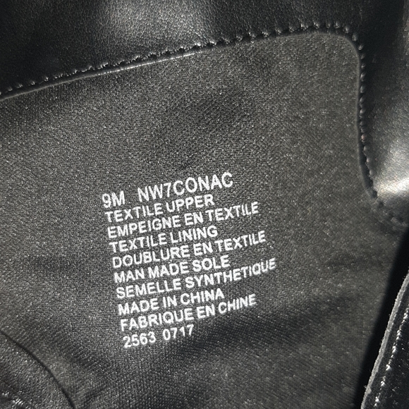 Nine west suede 4" heel black ankle booties boots - Picture 4 of 8